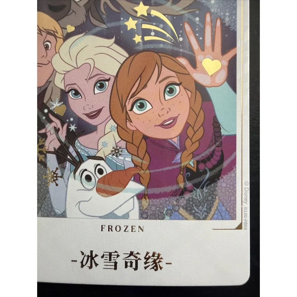 2023 Disney 100 Years Of Wonder Card Fun Frozen Elsa Anna Olaf Instant Photo